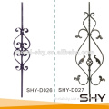 decorative wrought iron steel fence parts